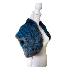 Knitted Mink Bolero • Silk Lined